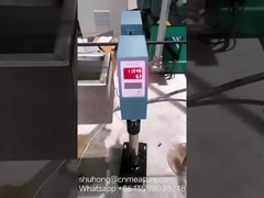 قياس قطر خرطوم المطاط مع مقياس قطر الليزر